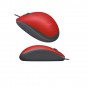 MOUSE CON CABLE LOGITECH M110 SILENT RED