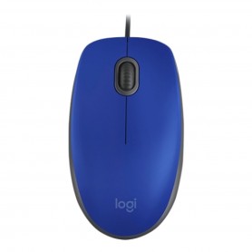 MOUSE CON CABLE LOGITECH M110 SILENT BLUE