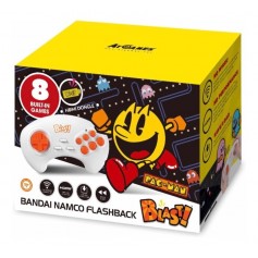 Consola Juegos Arcade Control Inalambrico Conexion Hdmi 8 Juegos Retro Pac-man Blast