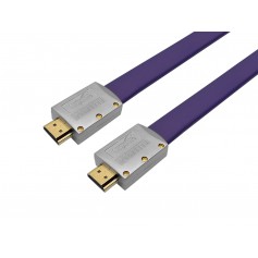Cable Hdmi Plano Nisuta 2Mts V2.0 4K Calidad Premium Super Reforzado 2160P 2.0 Real Nscahdmi2B