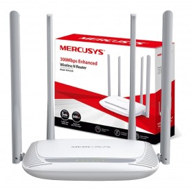 Router Wifi Mercusys 4 Antenas 5 Dbi Blanco Mw-325R 300 Mbps