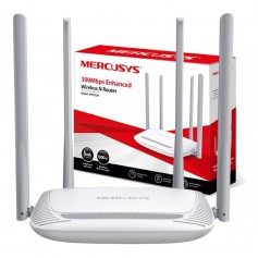 ROUTER WIFI MERCUSYS 4 ANTENAS 5 DBI BLANCO MW-325R 300 MBPS