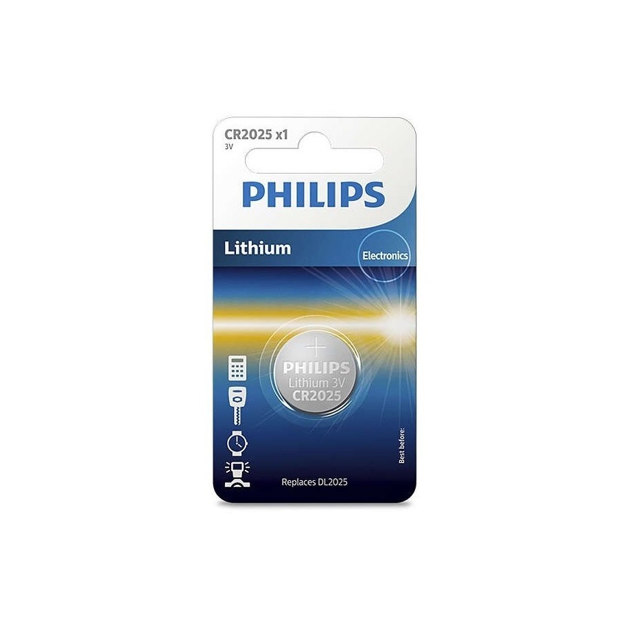 Pila Cr2025 3V Philips 2025 Mother Lithium Bateria