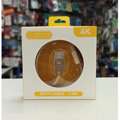 Cable Hdmi Mallado 1.5Mts Reforzado 4K 3D Gold Aoweixun Hdtv Cable Cb501