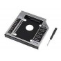 CADDY SEGUNDO DISCO NOTEBOOK HDD SATA O SSD UNIVERSAL 12.7MM NOGA