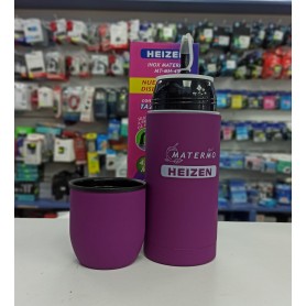 TERMO MATERO MATE LISTO 450ML HEIZEN DISEÑO ENGOMADO CALIDAD PREMIUM 72HS