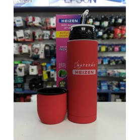 Termo Matero Mate Listo 650Ml Heizen DiseâÃo Engomado Calidad Premium 72Hs