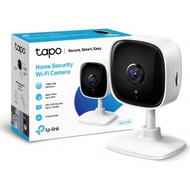 Camara Ip Tp-Link Tapo C100 Vision Nocturna Wifi Full Hd 1080P Memoria Sd Sensor Movimiento Opcion De Webcam