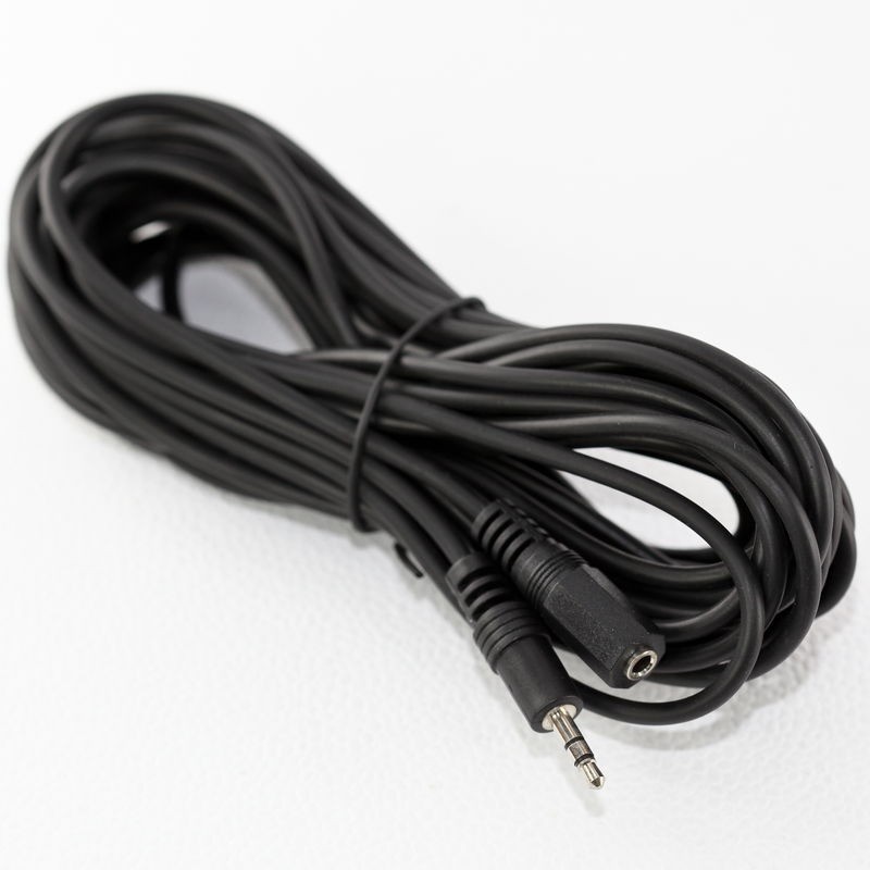 Cable Alargue Auxiliar Jack Mini Plug 3.5mm A 3.5mm Mallado Manos Libre 3  Secciones