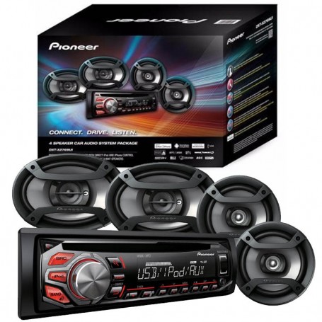 Estereo Pioneer + 4 Parlantes Dxt-X4869Bt Bluetooth