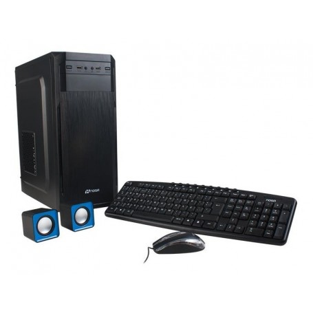 KIT GABINETE NOGA ET-07 + TECLADO + MOUSE + PARLANTES + FUENTE 500W