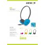 AURICULAR CON MICROFONO PANACOM HO-9812 CONTROL VOLUMEN PIN 3,5 COLORES VARIOS