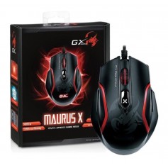 MOUSE GAMER GX MAURUS X USB BLACK LINEA GAMING 4000DPI 32K