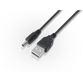 CABLE DE ALIMENTACION USB AM A PLUG 1.35 DE 0.8MM NISUTA NSCAUSP135