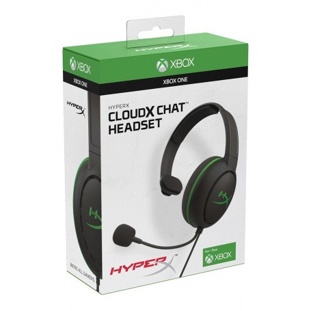 AURICULARES CON MICROFONO HEADSET GAMER HYPERX CLOUDX CHAT XBOX OFICIAL