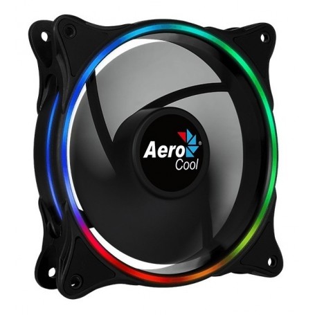 COOLER RGB FAN AEROCOOL ECLIPSE 120MM DUAL RING SILENCIOSO