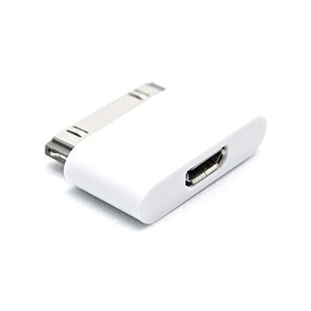 ADAPTADOR CABLE APPLE 30 PINES M A MICROUSB H ALTERNATIVO