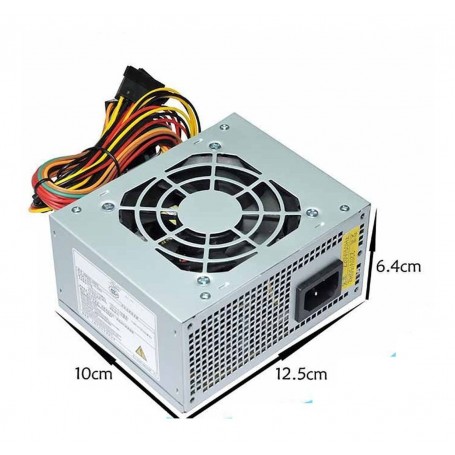 FUENTE SLIM MAGNUM TECH 230W MINI MICROATX 10X12.5X6.2CM EN CAJA CON CABLE DE TENSION