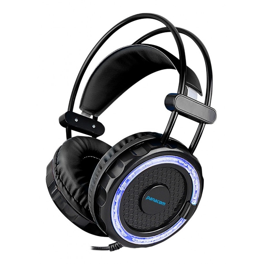 Headset V8 RGB. Auriculares gaming para PC con micro incorporado y luz LED.