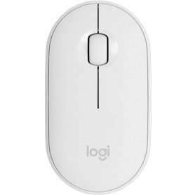 Mouse Inalambrico Logitech M350 Pebble Pc Mac Usb Bluetooth Blanco