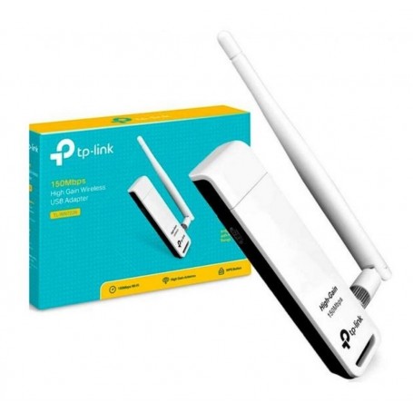 Placa De Red Usb Wifi Tp-Link TL-WN722N Wireless Con Antena