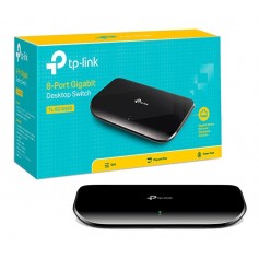 Switch De Red 8 Puertos Tp-Link Gigabit Tl-Sg1008D 10/100/1000