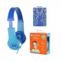 AURICULAR VINCHA MOTOROLA SQUAD 200 AZUL NIÑOS CON MICROFONO