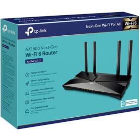 Router Wifi Tp-Link Archer Ax10 Ax1500 Dual Band Wifi 6 1 Wan 4 Lan 2.4Ghz 300Mbps 5Ghz 1200Mbps