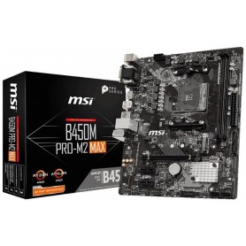 Mother Msi Amd B450M Pro-M2 Max Socket Am4 Ryzen Ddr4 Hdmi Usb 3.1