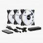 KIT DE 3 COOLER FANS AEROCOOL DUO 12 PRO ARGB + CONTROLADORA CON CONTROL REMOTO