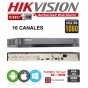 DVR HIKVISION 16 CANALES CCTV FULL HD 1080P + 2 IP MODELO DS-7216HGHI-K1 ALTA DEFINICION
