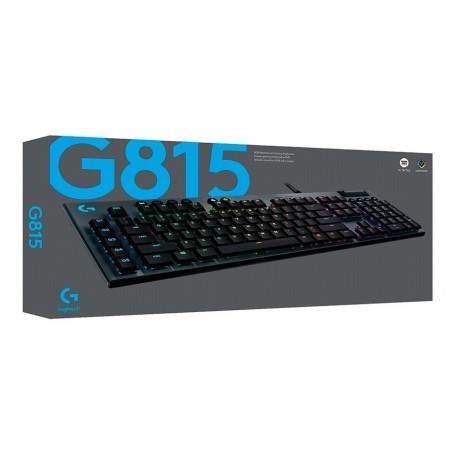 TECLADO GAMER LOGITECH MECANICO G815 GAMING RGB LIGHTSYNC ULTRASLIM