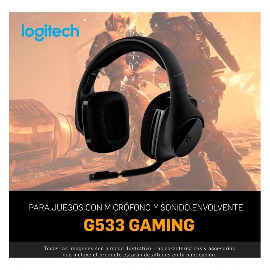 auriculares inalámbricos logitech g series g533