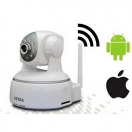 Camara Ip Wifi Pantilt Hd 720P Con Movimiento Seisa Jk-H624Gb