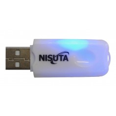 Conversor Usb A Bluetooth Nisuta Con Microfono Ideal Stereo Auto Nscousbl