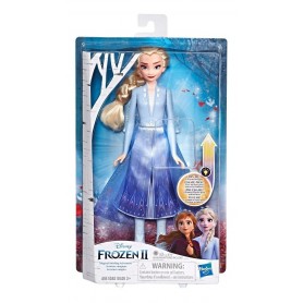 MUNECA ELSA FROZEN II AVENTURA MAGICA ORIGINAL HASBRO DISNEY PIXAR CON LUZ