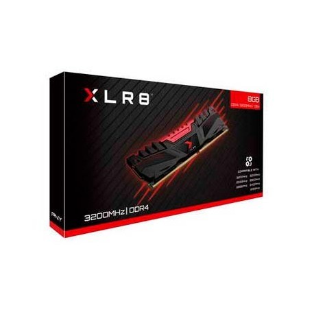 MEMORIA DDR4 8GB 3200MHZ 1.35V DESKTOP PNY XLR8 PC4-25600 SOPORTA XMP 2.0