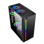 GABINETE PC GAMER RGB ACRILICO SP CG-9900 ULTRA GAMING LUCES LED USB 3.0 LOULAN (SIN FUENTE)