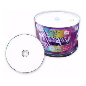 Dvd Dual Layer Printable New Akira Bulk 8,5 Gb 8X