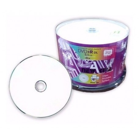 DVD DUAL LAYER PRINTABLE NEWAKIRA BULK 8,5 Gb 8x