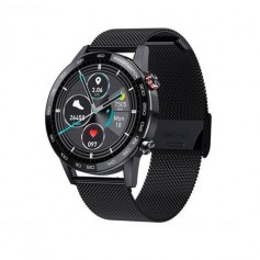 Smartwatch West L16 Malla Metal Black Modo Deportivo Ios Android