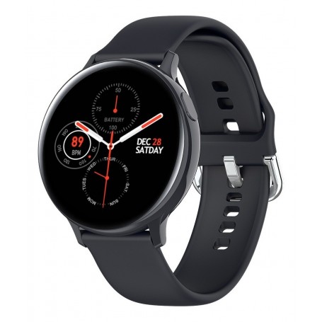 SMARTWATCH WEST S20 BLACK DEPORTIVO CONTADOR DE PASOS DISTANCIA RECORRIDA MONITOREO DE SUEÃO CRONOMETRO