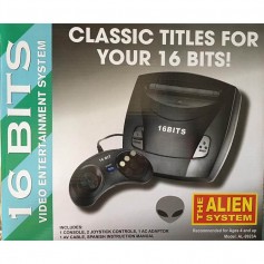 Consola Retro Sega Game 16Bit Alien Incluye Juegos Al-9923A