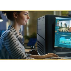 Gabinete Pc Xtech Atx Con Fuente 600W Black Xtq-200 Frente Usb X2 Puerto Auricular Y Microfono