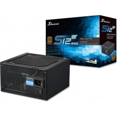 FUENTE PC SEASONIC 550W REALES S12III-550 80+ BRONZE CERTIFICADA GAMER