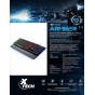 XTECH TECLADO XTECH XTK-510S GAMER ARMIGER RGB USB (XTK-510S)