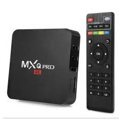 TV BOX MXQ PRO 4 CORE 4K UHD MULTIMEDIA MINI PC USB X3 HDMI 1GB RAM 8GB ROM