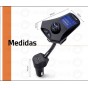 TRANSMISOR FM CON PANTALLA LCD REPRODUCTOR MP3 CON BLUETOOTH DAZA M7