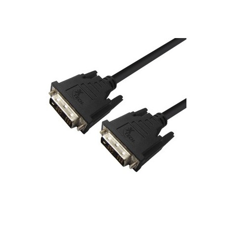 CABLE DE VIDEO DVI-D MACHO A DVI-D MACHO XTECH XTC-328 CALIDAD PREMIUM