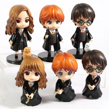 Set Figuras Harry Potter En Bolsa X 6 Personajes 10Cm Coleccionable